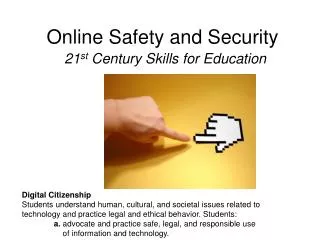 Online Safety and Security