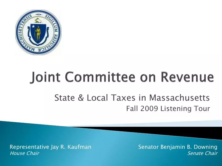 joint committee on revenue