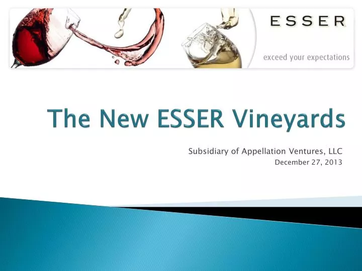 the new esser vineyards