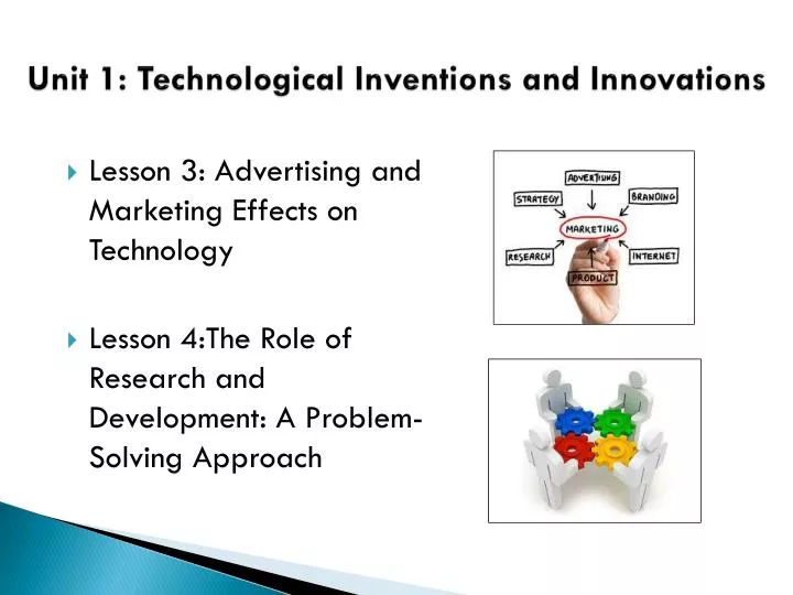unit 1 technological inventions and innovations