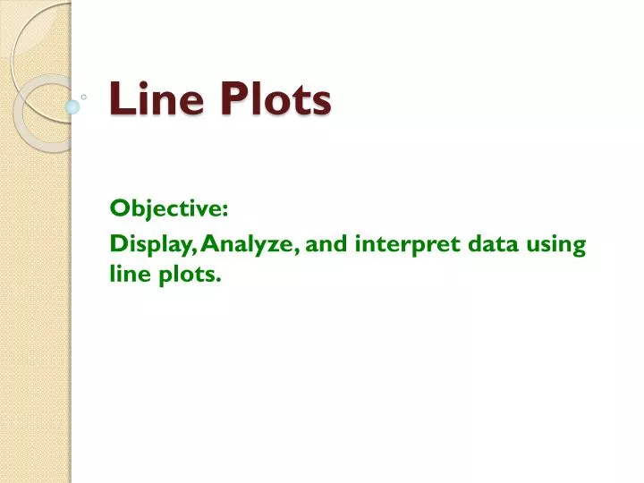 line plots