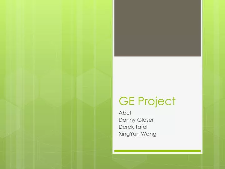 ge project