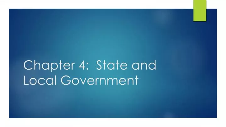 chapter 4 state and local government