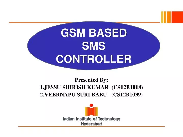 gsm based sms controller