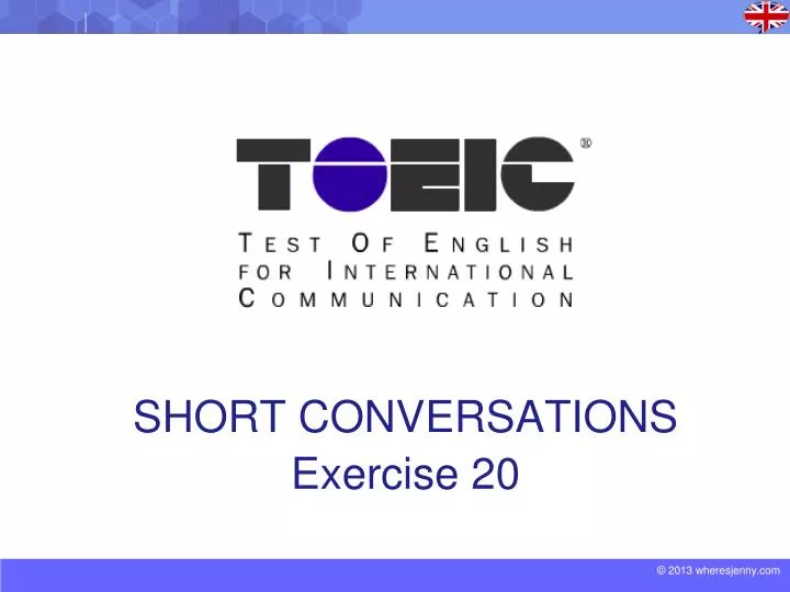 short conversations exercise 20