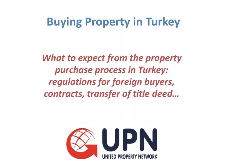 buying property in turkey