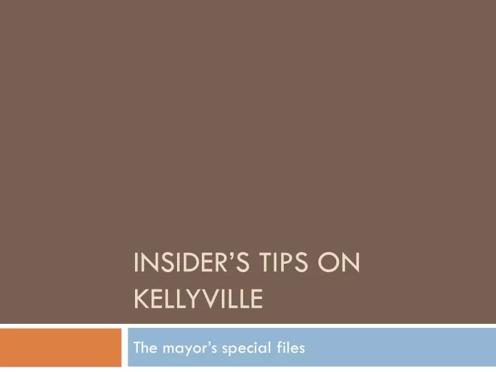 insider s tips on kellyville