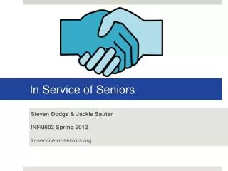 In Service of Seniors