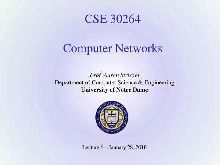 cse 30264 computer networks