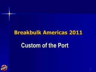 Breakbulk Americas 2011