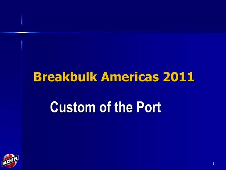 breakbulk americas 2011