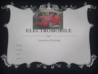 Electromobile