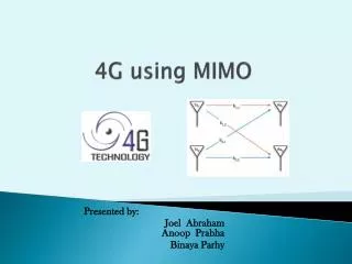 4G using MIMO