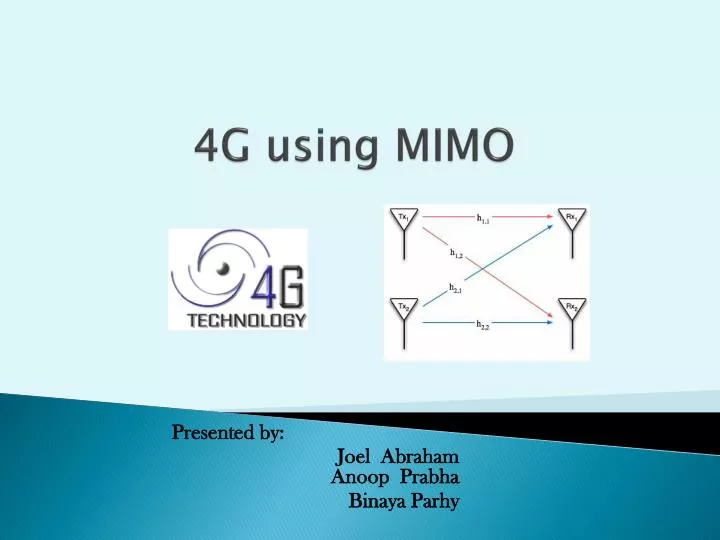 4g using mimo