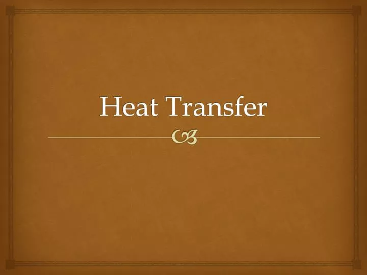 heat transfer