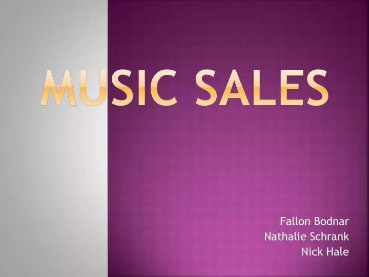 music sales