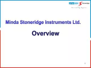 Minda Stoneridge Instruments Ltd.