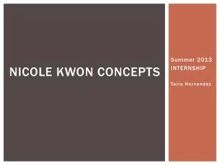 Nicole Kwon Concepts