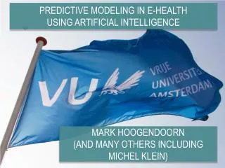 Predictive Modeling in e-health using artificial intelligence