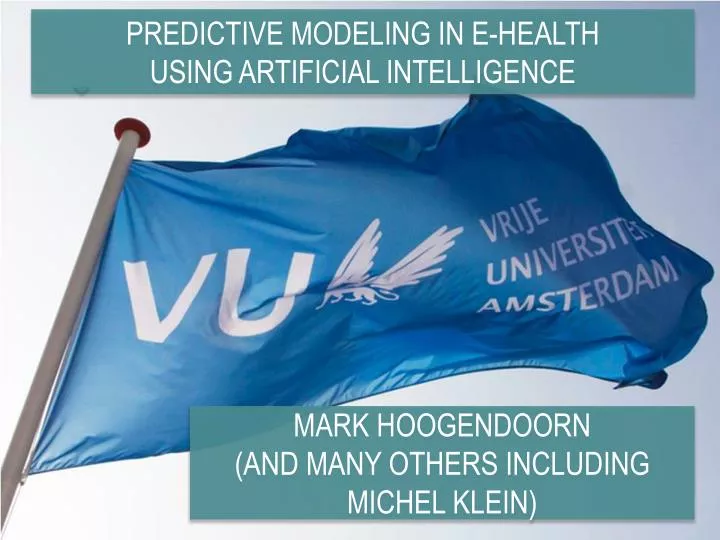 predictive modeling in e health using artificial intelligence