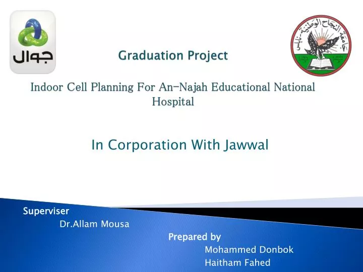 graduation project indoor cell planning for an najah educational national hospital