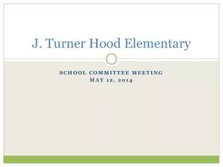 J. Turner Hood Elementary