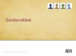 Geolocation - slide 1