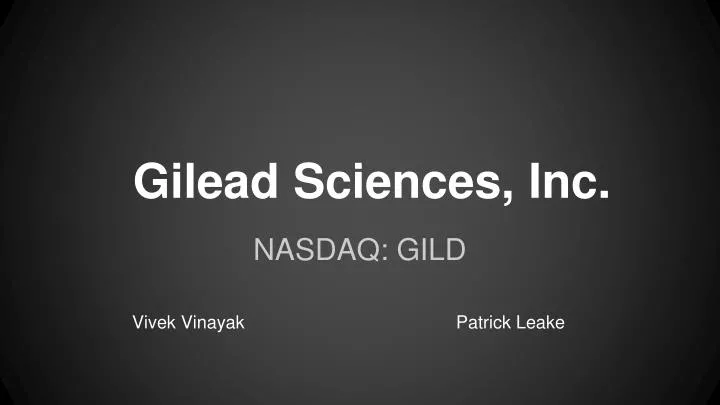 gilead sciences inc