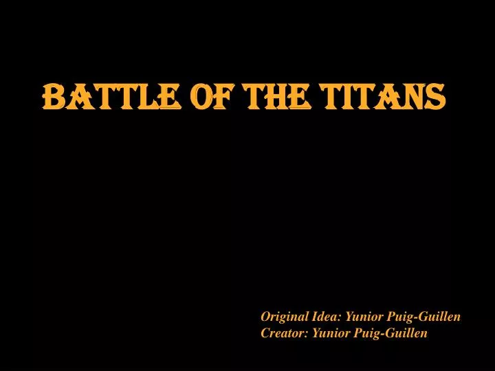 battle of the titans
