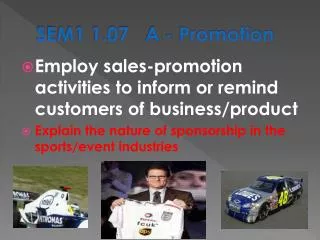 SEM1 1.07 A - Promotion