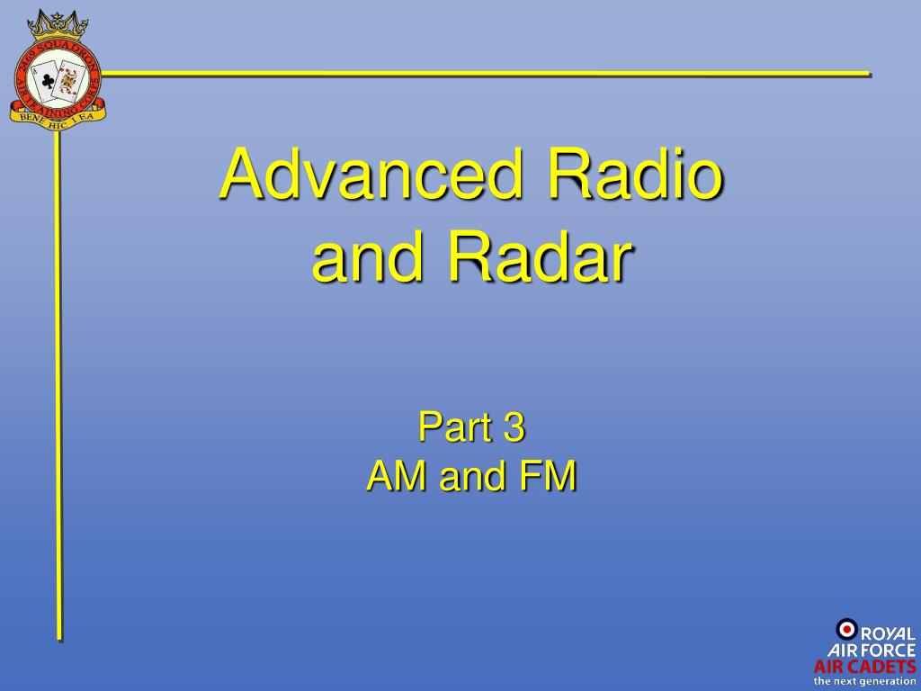 PPT - Advanced Radio and Radar PowerPoint Presentation, free download ...