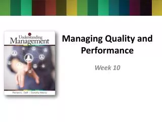 Managing Quality and Performance
