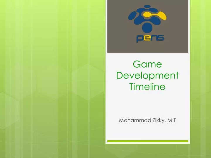 game development timeline