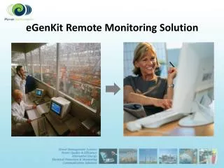 eGenKit Remote Monitoring Solution