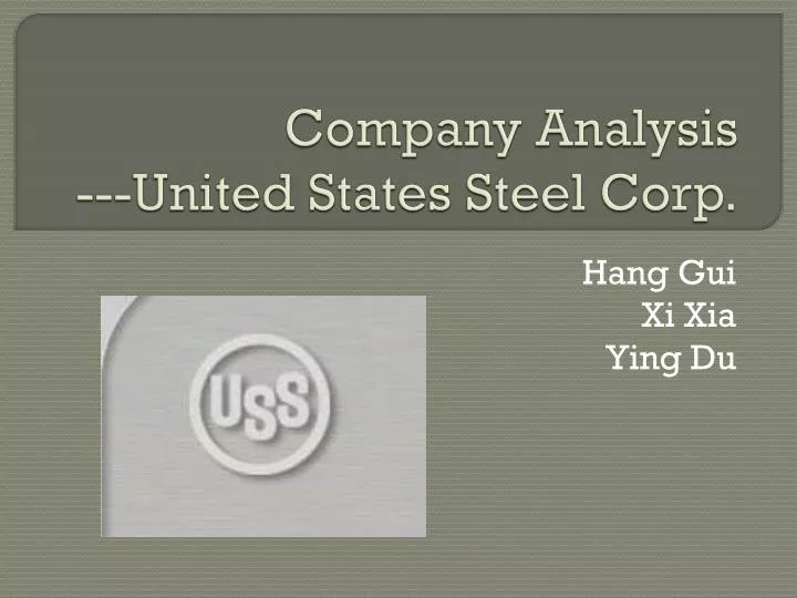 company analysis united states steel corp