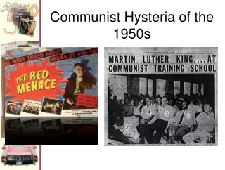 Communist Hysteria of the 1950s