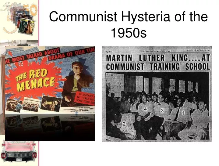 communist hysteria of the 1950s