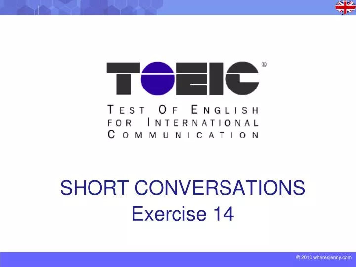 short conversations exercise 14