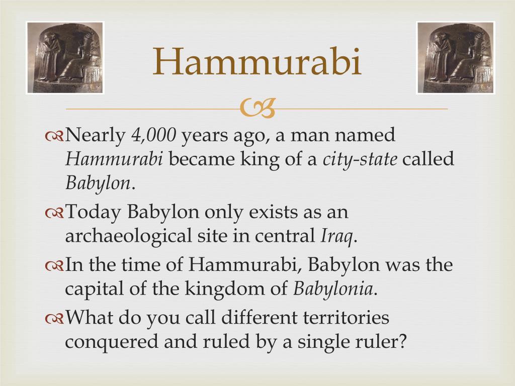 PPT - Hammurabi PowerPoint Presentation, free download - ID:1612689