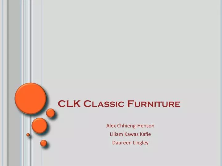 clk classic furniture