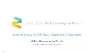 Smarter Events for Exhibitors, Organizers &amp; Attendees
