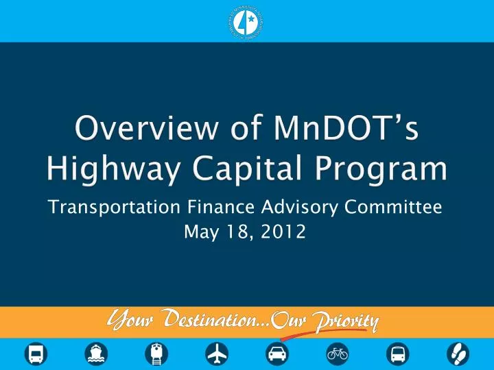 overview of mndot s highway capital program