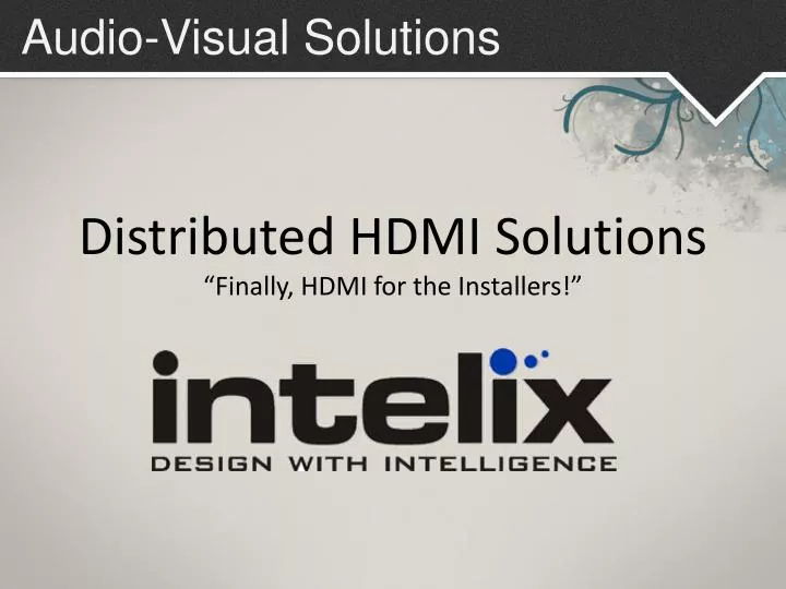 audio visual solutions