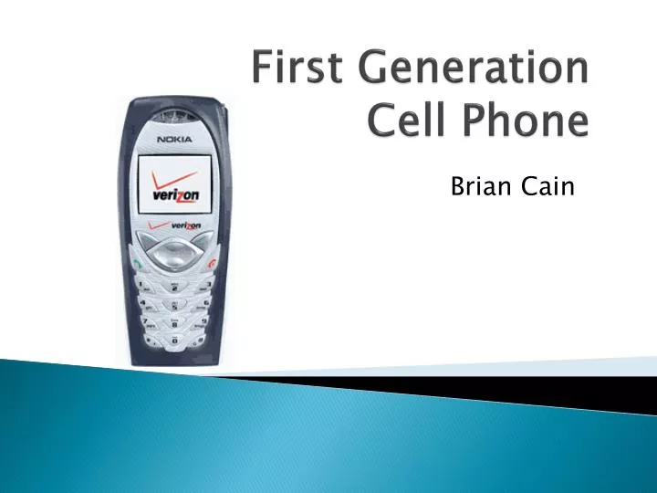 first generation cell phone