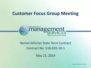 Customer Focus Group Meeting