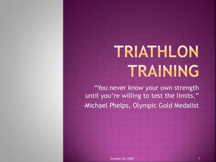 triathlon training