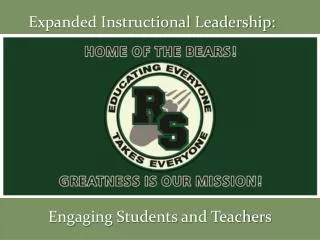 Expanded Instructional Leadership: