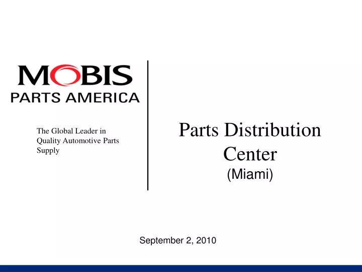 parts distribution center miami