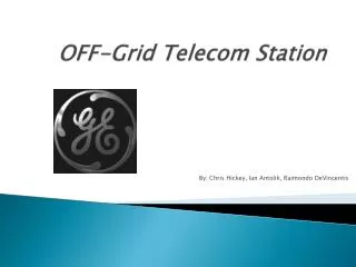 OFF-Grid Telecom Station