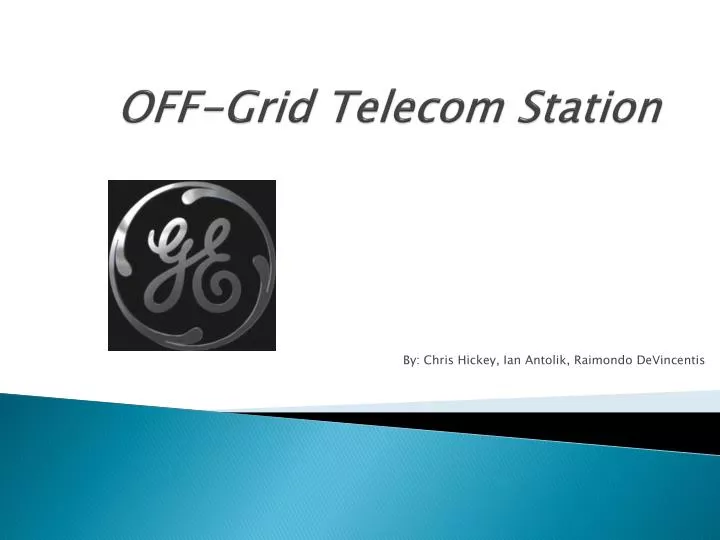 off grid telecom station